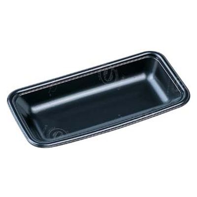 エフピコ 発泡トレー FLB-A10-25 W エコ黒 4B140104 1袋(100個)（直送品）