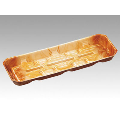 エフピコ 発泡トレー FU-30-10(25) しなの茶 40143010 1袋(50個)（直送品）