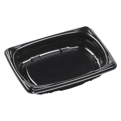 エフピコ 軽食容器 MFP角デリ18-13(37) 本体 黒W 4M018332 1袋(25個)（直送品）