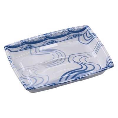 エフピコ 軽食容器 角盛鉢20-15(30)A 水紋青 49246205 1ケース(900個(50個×18)（直送品）