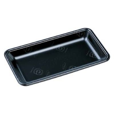 エフピコ 発泡トレー FLB-Y14-25 W エコ黒 4B142144 1袋(100個)（直送品）