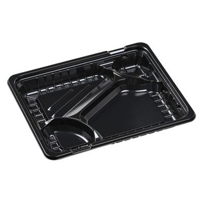 エフピコ 弁当容器 MSD箱弁24-20-1 本体 黒 7E162401 1袋(50個)（直送品）