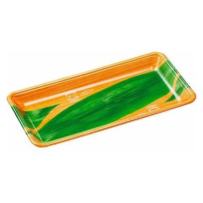 エフピコ 発泡トレー FLB-L15-25 エコ木目葉らん 3B214154 1袋(100個)（直送品）