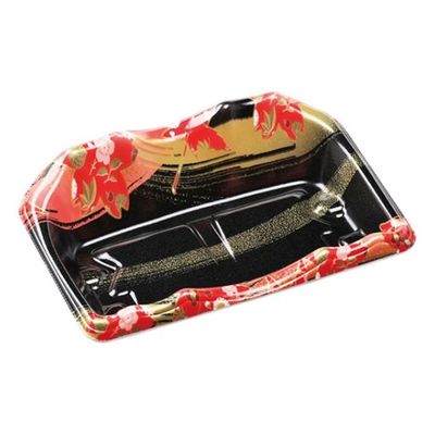 エフピコ 刺身容器 豊山20-14 本体 風花赤 46632014 1ケース(1200個(50個×24)（直送品）