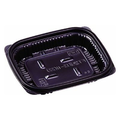 エフピコ 軽食容器 MSD惣菜13-11(22)黒 7E181312 1袋(50個)（直送品）
