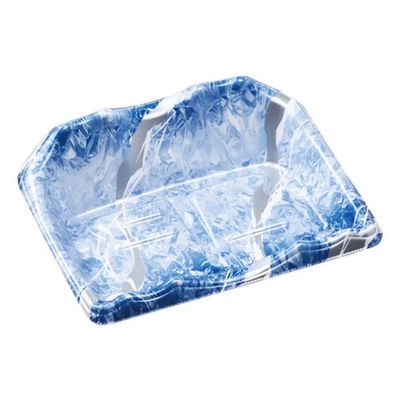 エフピコ 刺身容器 豊山20-16 本体 銀氷青 46652016 1ケース(900個(50個×18)（直送品）