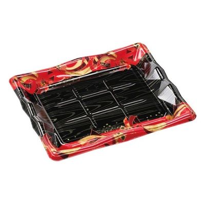 エフピコ 寿司容器 氷河3-6 本体 舞姫赤 45070306 1袋(50個)（直送品）