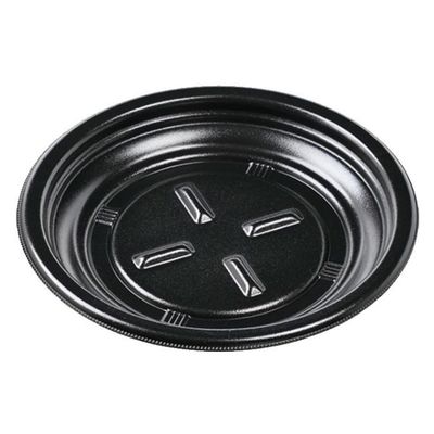 エフピコ 軽食容器 MFPプレート-丸22 本体 黒 4M60022A 1ケース(450個(50個×9)（直送品）