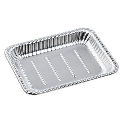 エフピコ オードブル容器 ティアラ角皿25-19 本体 銀 41462519 1袋(50個)（直送品）