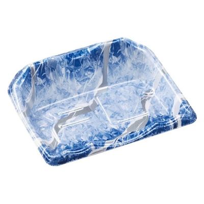 エフピコ 刺身容器 豊山20-17 本体 銀氷青 46652017 1ケース(900個(50個×18)（直送品）