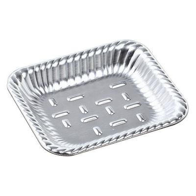 エフピコ オードブル容器 ティアラ角皿A17-30 本体 銀 41481730 1袋(50個)（直送品）