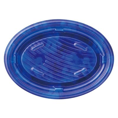 エフピコ 惣菜容器 MFPグラブ楕円24-18 カフェブルー 4M902494 1ケース(500個(50個×10)（直送品）