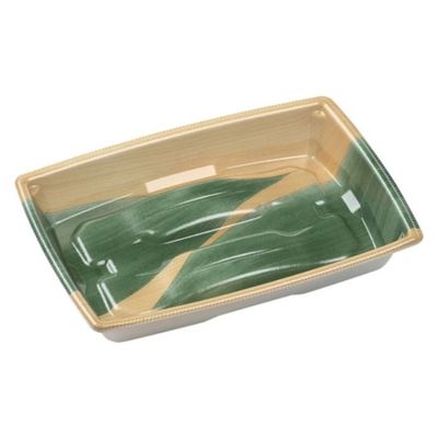 エフピコ 軽食容器 角盛鉢20-14(30)A 木目葉らん 49242204 1ケース(900個(50個×18)（直送品）