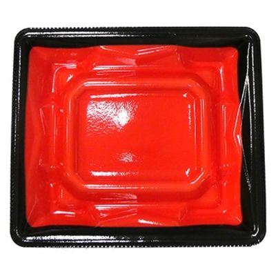 エフピコ 寿司容器 Sステージ13-11 本体 黒フチ赤 41161319 1ケース(1600個(50個×32)（直送品）