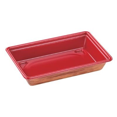 エフピコ どんぶり容器 MFP-角重20-13 赤拓木 4M020133 1袋(50個)（直送品）