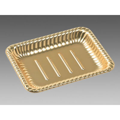 エフピコ オードブル容器 ティアラ角皿22-17 本体 金 46492217 1袋(50個)（直送品）