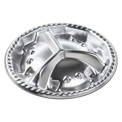 エフピコ オードブル容器 シェルトプラッター丸10 本体 銀 49910100 1ケース(600個(25個×24)（直送品）