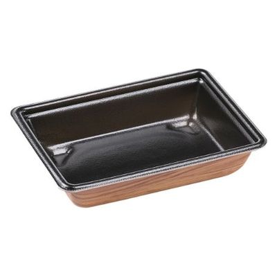 エフピコ どんぶり容器 MFP-角重18-13 黒拓木 4M018032 1袋(50個)（直送品）