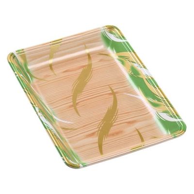 エフピコ 発泡トレー FLB-A28-30 風紋木目緑 4B830286 1袋(100個)（直送品）