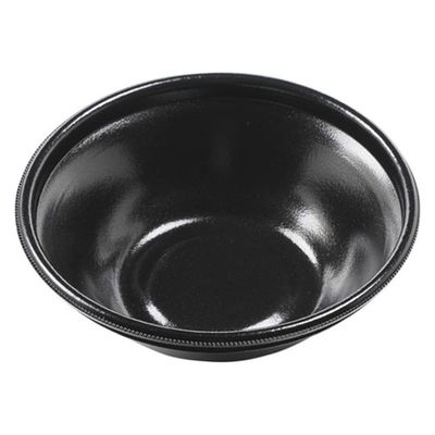 エフピコ 麺容器 MFP麺鉢-丸19(61) 本体 黒W 4M68119A 1袋(25個)（直送品）