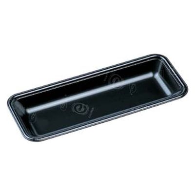 エフピコ 発泡トレー FLB-Y10-25 W エコ黒 4B142102 1袋(100個)（直送品）
