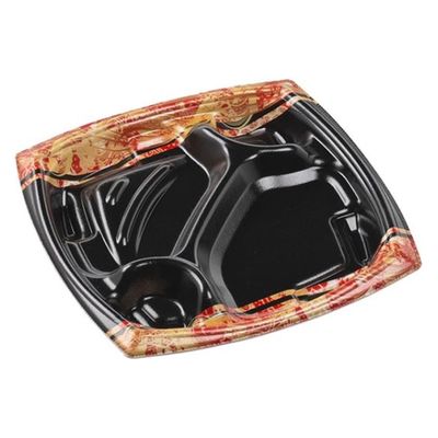 エフピコ 弁当容器 MFPエリッシュ22-22-2 疾風赤 4M012233 1袋(50個)（直送品）