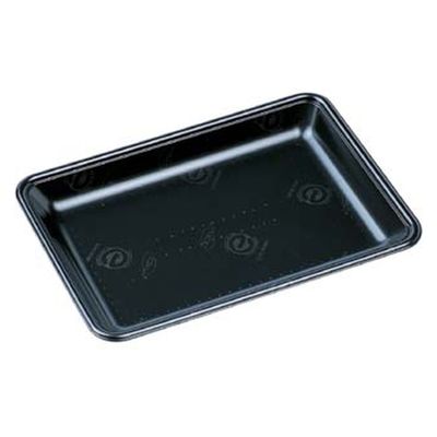 エフピコ 発泡トレー FLB-Y18-25 W エコ黒 4B142184 1ケース(900個(100個×9)（直送品）