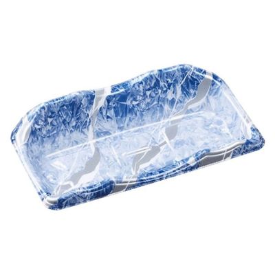 エフピコ 刺身容器 豊山24-14 本体 銀氷青 46652414 1ケース(1000個(50個×20)（直送品）