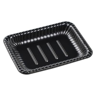 エフピコ オードブル容器 ティアラ角皿22-17 本体 エコ黒 4A772217 1ケース(600個(50個×12)（直送品）