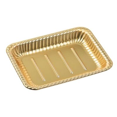 エフピコ オードブル容器 ティアラ角皿25-19 本体 金 46492519 1ケース(600個(50個×12)（直送品）