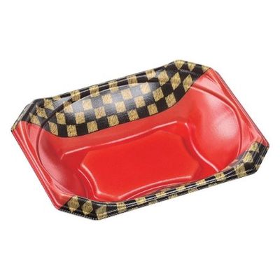 エフピコ どんぶり容器 MFPかぐら丼20-16 本体 室町内朱 4M630166 1ケース(1200個(50個×24)（直送品）