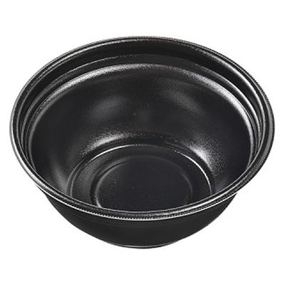 エフピコ どんぶり容器 MFP麺丼-丸20(80)本体 黒W 4M61208A 1ケース(300個(25個×12)（直送品）