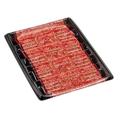 エフピコ 発泡トレー MTD32-24 本体 はな和紙赤 40823224 1袋(50個)（直送品）