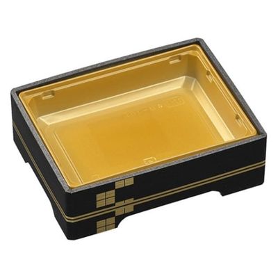 エフピコ 弁当容器 WU-301(49)足付 本体 本陣金 8C383010 1袋(15個)（直送品）