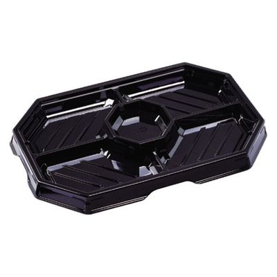 エフピコ オードブル容器 オードブル38-25 本体 黒 7Z720385 1袋(10個)（直送品）