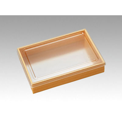 エフピコ 寿司容器 WK-410 W杉 1合 透明蓋付 83941030 1ケース(500個(20個×25)（直送品）