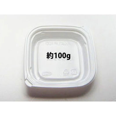 エフピコチューパ 惣菜容器 グルメLP-100 白 本体 CP580041 1袋(100個)（直送品）