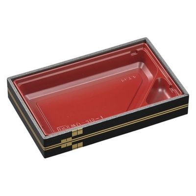 エフピコ 弁当容器 WU-415-1 本体 本陣赤 8C364151 1袋(20個)（直送品）