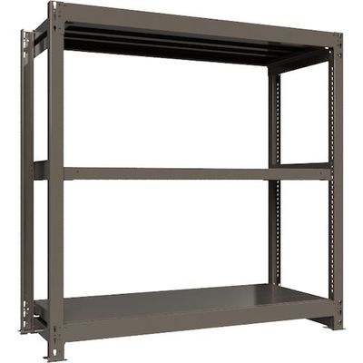 ICHIMAI 重量ボルトレスラック 段荷重1000Kg H1500×W1500×D600 天地3段 単体グレー TH1000-556T3（直送品）