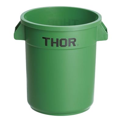 Trust ラウンドコンテナ 23L グリーン KTL3835 1個 63-5704-56（直送品）