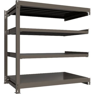 ICHIMAI 重量ボルトレスラック 段荷重1000Kg H1500×W1500×D900 天地4段 連結グレー TH1000-559R4（直送品）