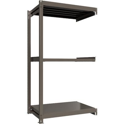 ICHIMAI 重量ボルトレスラック 段荷重1000Kg H2100×W1200×D750 天地3段 連結グレー TH1000-747R3（直送品）