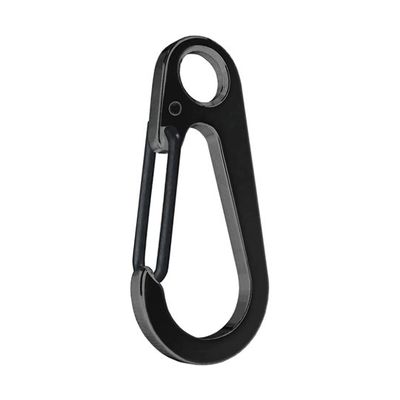 Trimate カラビナ ブラック TR-KBN004-BK 1個 67-4918-85（直送品）