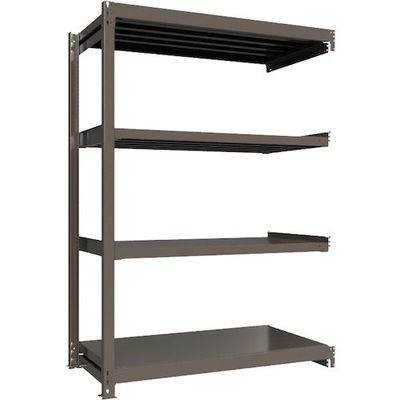 ICHIMAI 重量ボルトレスラック 段荷重1000Kg H2100×W1500×D750 天地4段 連結グレー TH1000-757R4（直送品）