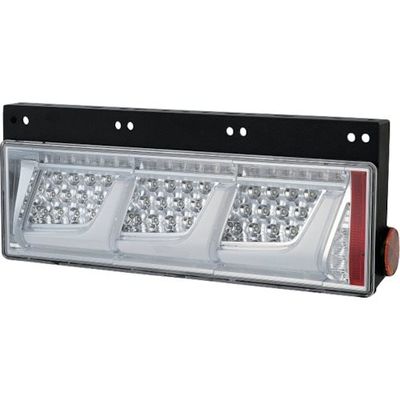 小糸 右 クリアVer シーケンシャルターン トラック用オールLEDリアコンビネーションランプ 3連タイプ LEDRCL-24RSCD 1台（直送品）