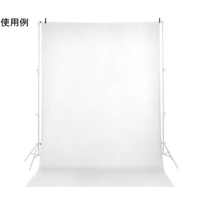 サンテック 背景布 S ホワイト S803 1個 65-5713-96（直送品）