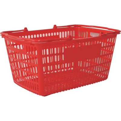 大和産業 買い物かご SLー20 レッド SL-20-RE 1個 538-1864（直送品）