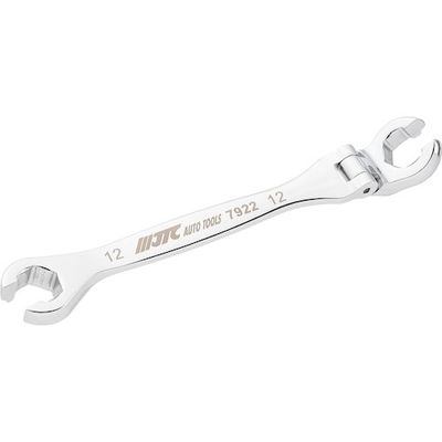 JTC コンビネーション首振りフレアナットレンチ 22mm JTC7931 1個 472-0037（直送品）