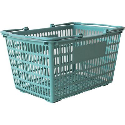 大和産業 買い物かご SLー8 ブルーグリーン SL-8-BLGR 1個 538-0378（直送品）