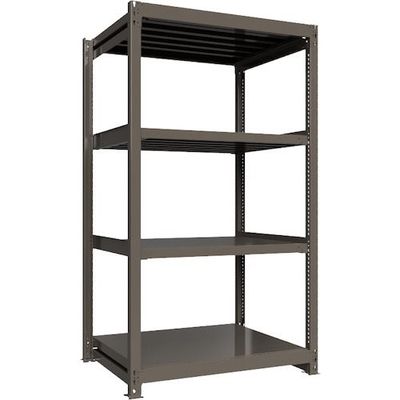 ICHIMAI 重量ボルトレスラック 段荷重1000Kg H2100×W1200×D900 天地4段 単体グレー TH1000-749T4（直送品）